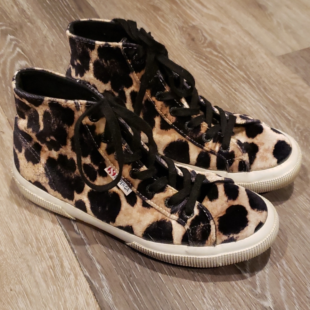 Superga High Top - Animal Print